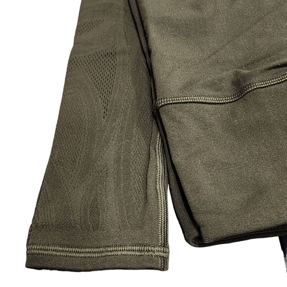 Lululemon‎ Reveal Tight En Avante 26" Olive Green Size 4 - Picture 9 of 13